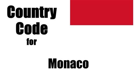 monaco country code 2 letter.